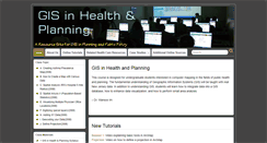 Desktop Screenshot of gisinpublichealth.org